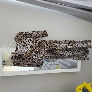 Leopard print dress